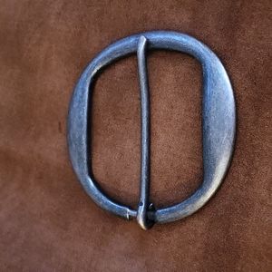 Large Metal 4 inch Women's Belt Buckle Gold Rose Color by Lorad Buckles